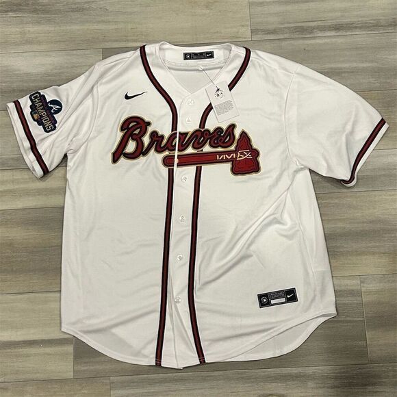 Nike Atlanta Braves 2021 World Series Champions Jersey Men's XL - Picture 1 of 6